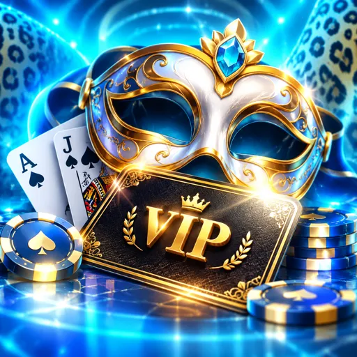 Mesa VIP de blackjack com fichas de valor alto