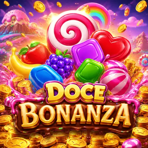 Doces em grade colorida no Sweet Bonanza